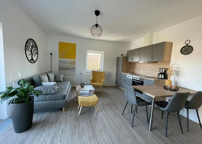 Moderne Wohnung mit Balkon inmitten der Lausitz